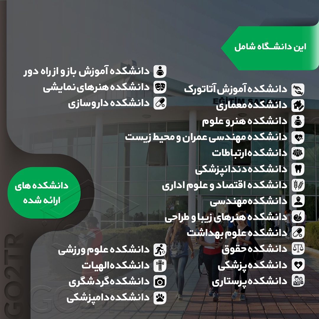 دانشگاه خاور نزدیک، قبرس شمالی 🎓 . اطلاعات کامل و شرایط اخذ پذیرش از #دانشگاه